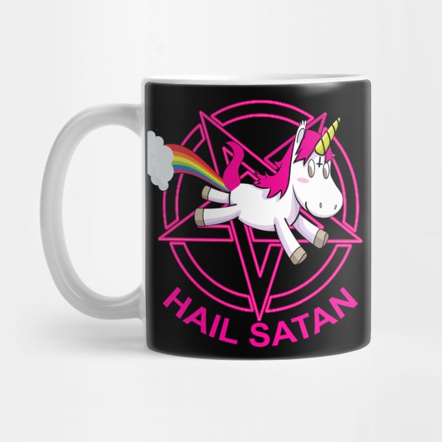 Hail Satan Unicorn Halloween Costume Gift Spooky by Alex21